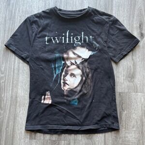 Twilight Movie Graphic T-Shirt Black Small Edward Cullen Bella Swan 2023